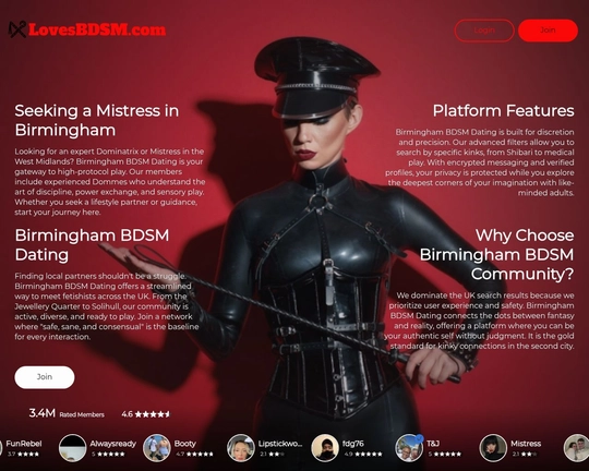 Birmingham Loves BDSM Dating Logo